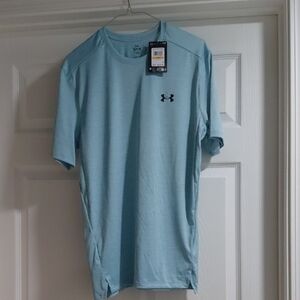 Under Armour Men's Light Blue Short Sleeve Tee